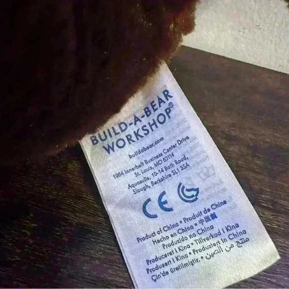 BUILD-A-BEAR  WORKSHOP BRINLEY BEAR DARK BROWN STUFFED PLUSH  ANIMAL TOY - Picture 5 of 5